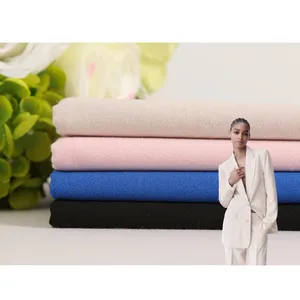 Fabricação crepe TR 4 maneira estiramento poli viscose adequando tecido uniforme para calças blazers