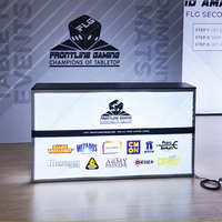 Comptoirs publicitaires LED modulaires en aluminium de 6 pieds avec impression SEG et port USB