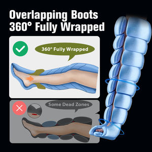 Beinmassagegerät mit 8 Kammern und 5 Massagemodi, Pressotherapie-Stiefel, Luftkompressions-Zirkulationsstiefel, Wiederaufladbare Regenerations-Pumpenstiefel - Product Image 5