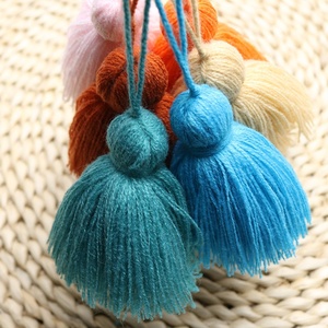 Tùy Chỉnh 2Cm Dày Tua Trang Trí Tua Đa-Màu Acrylic Sợi 100% Polyester Lớn Assels - Product Image 2