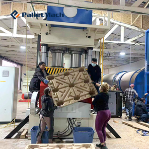 Gỗ tự động Pallet khuôn máy với đóng đinh & cắt các tính năng dễ dàng để hoạt động trang trại ngành công nghiệp 220V ép Pallet giá" - Product Image 6