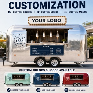 Hot Sale Catering Concession Trailer Hotdog <strong>Ice</strong> Cream Cart Fast Food Cart Mobile Bar Kitchen Food Truck Trailer - Product Image 4