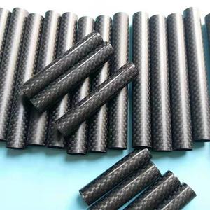 Poteaux de tubes en fibre de carbone mat sergé 3k de haute qualité avec fabricant de fils mâles et femelles - Product Image 6