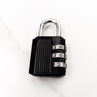 Cadenas carré à combinaison à 4 chiffres en alliage de zinc, options multicolores, pour casier de gym, école et sécurité extérieure