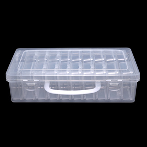 20-Grid Individual Dustproof Jewelry Organizer <b>Box</b> Multifunction Plastic Square Nail <b>Tools</b> <b>Storage</b> <b>Box</b> for Nail Art Accessories - Product Image 4