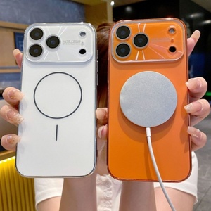 Funda magnética de calidad con marco electrochapado y lente láser original para iPhone 12 13 14 15 16 17 Air, carcasa protectora. - Product Image 2