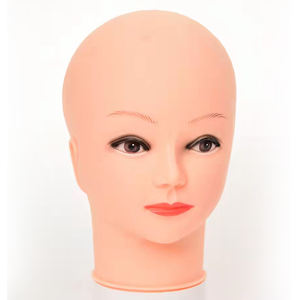 Cabeza de Maniquí de cosmetología para práctica de maquillaje, cabeza de maniquí sin pelo para práctica de cosmetología, 2022 - Product Image 1