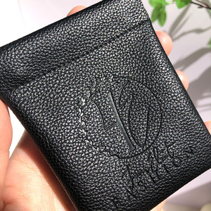 High End Promotion Pu Leather Iron <b>Sheet</b> Bag Custom Emboss Printing Ring Necklace Earring Storage Jewelry Pu Leather Pouch - Product Image 4