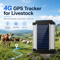 Système de suivi GPS solaire 4G pour animaux (moutons, vaches, chevaux, bétail) avec collier GPS anti-perte et suivi d'activité pour animaux de compagnie