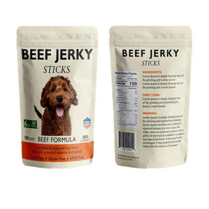 Mylar Stand up Bag Mate Reciclable EVOH PE Embalaje de plástico para alimentos para mascotas con cremallera e impresión de huecograbado para bolsas de alimentos para mascotas - Product Image 3