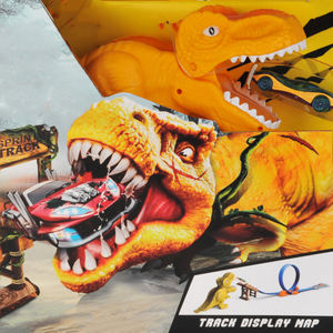 لعبة السكك الحديدية KSF لعبة السكك الحديدية سبرينت اكسسوارات مسار السيارة اطلاق النار يموت الصب السيارات سبيكة ديناصور فتحة اللعب للأطفال - Product Image 3