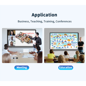 Hiseeview For 98-Inch 4K Smart LED Interactive Whiteboard Android+Windows OS 20-Point IR Touch Screen 400cd/m2 Brightness - Product Image 5