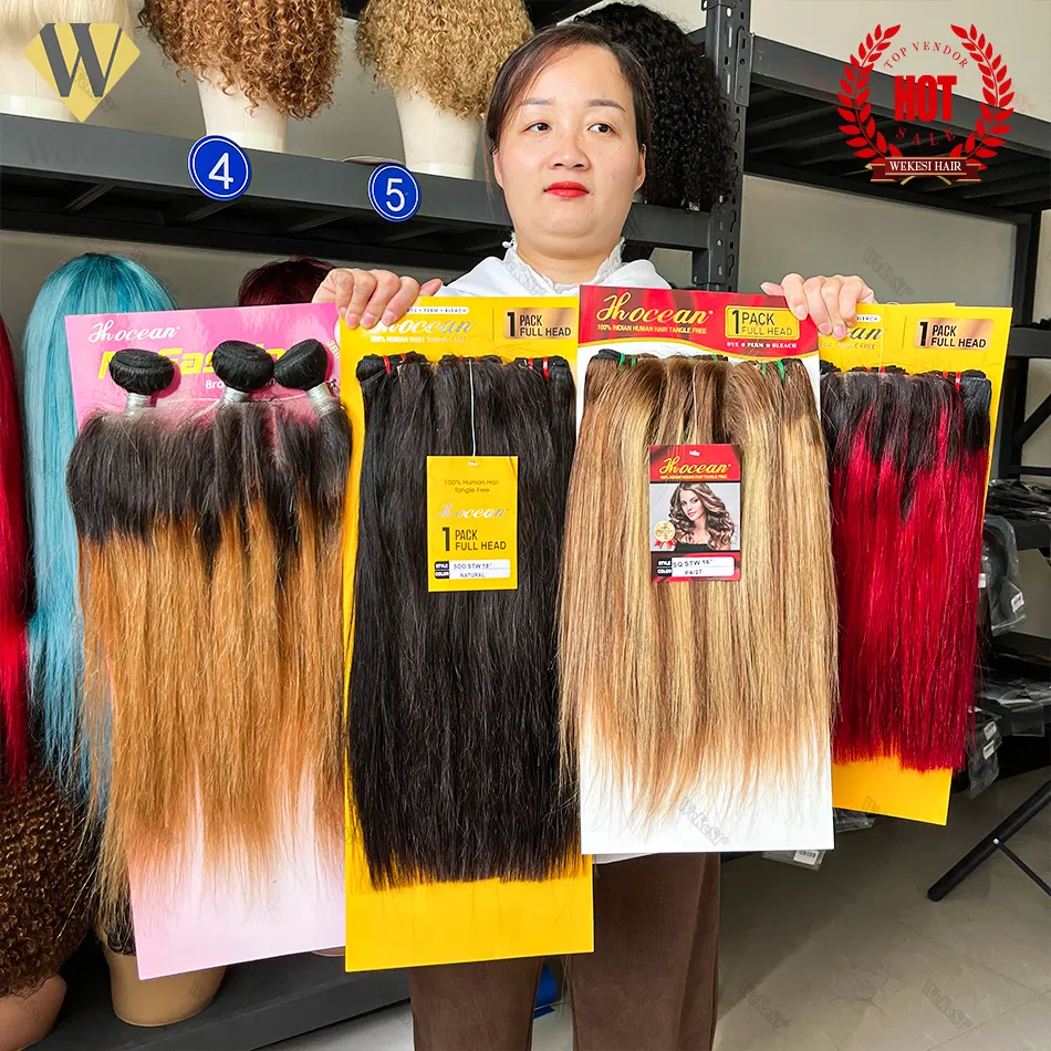 Wholesale Raw Cuticle Aligned Hair 100 Virgin Human Hair Mink Brazilian Hair Straight 3 Bundles With Lace Frontal Closure