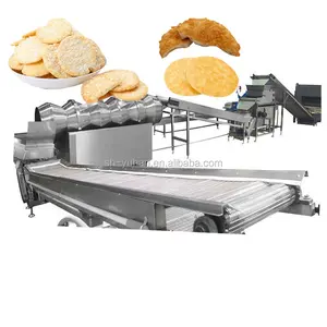 Snow rice cracker making eqipment/ Rice cracker processing machinery/crisp rice cracker baking production line Factory price