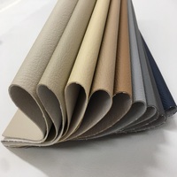 Cuir PVC gaufré de haute qualité, toucher doux, anti-moisissure, résistant à l'usure, matériau gris pour la décoration intérieure automobile