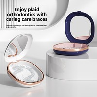 Boîte de rangement magnétique personnalisée pour appareil dentaire, protège-dents et aligneurs, avec logo, pour usage domestique