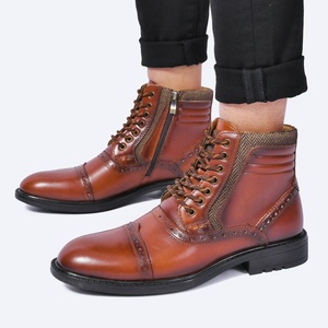 Chaussures habillées en cuir véritable Dreamy Stark, style Oxford, à lacets, bout rond, montantes, pour le bureau, la carrière, les mariages, toutes saisons, respirantes - Product Image 1