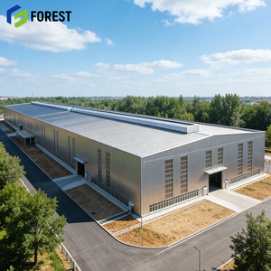 Structure en acier préfabriquée robuste et durable pour usine industrielle, parc logistique, hôpital, appartement, entrepôt – Livraison rapide - Product Image 1