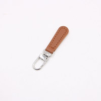 Porte-clés rectangulaire en cuir PU en gros avec anneaux pour la fabrication de porte-clés DIY, cadeau d'anniversaire pour hommes et femmes