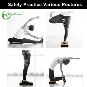 Almohadilla de equilibrio de Yoga de corcho de madera para masaje de tamaño y logotipo personalizado Zhensheng - Product Image 6