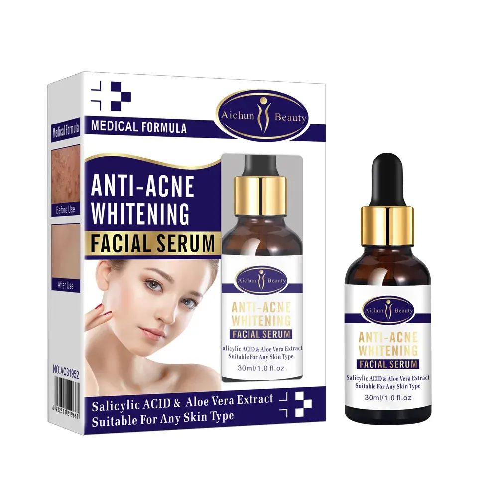 100% Natural Organic Beauty Facial Serum Hyaluronic Soothing Anti-Acne Moisturizing and Firming Serum for Face OEM/ODM