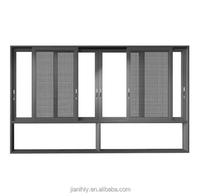 Ventana Corredera de Aleación de Aluminio con Aislamiento Acústico y Térmico Xilonghe, con Malla de Acero Inoxidable, Diseño Moderno para Hoteles