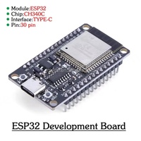 Placa de Desarrollo ESP-32 WIFI + BLE 2 en 1, CPU de Doble Núcleo, Bajo Consumo, 2.4 GHz HKST, Último Modelo
