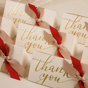 Tam giác giấy giáng sinh Đảng Cảm ơn bạn đóng gói quà tặng với Satin Bow cao cấp cầm tay Wedding Kẹo hộp - Product Image 3