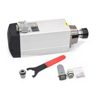 Moteur de broche CNC Wavetop-auto 1,5 kW 2,2 kW 3 kW refroidi par air ER20 ER25 18000 tr/min 24000 tr/min pour routeur CNC GDF46-18Z/24Z
