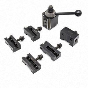 REALMAX 250-107 Porte-outils à <span class=keywords><strong>changement</strong></span> rapide de type piston américain, <span class=keywords><strong>cale</strong></span>/GIB, 6 pièces/ensemble, 250-110 Porte-outils à <span class=keywords><strong>changement</strong></span> rapide pour tour - Product Image 2