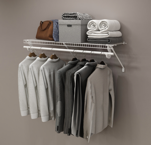 פלדה קיר משופע ערכת מדף קיר מתכת מדפים ארון קיר המערכת רכוב תומך מדף אחסון קיר מותקן תומך במדפים - Product Image 5