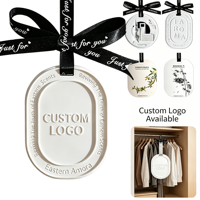 Diffuseur de parfum pour armoire avec logo personnalisé, tablettes parfumées à l'osmanthus en plâtre, artisanat en gypse, aromathérapie pour la maison et la chambre