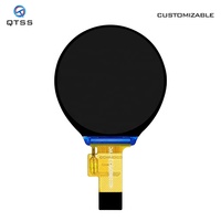 Modul LCD TFT Berkualitas Tinggi 1,09 Inci Resolusi 240x240 Kompatibel dengan Jam Tangan Pintar Premium Layar SPI RGB Bundar Kecil