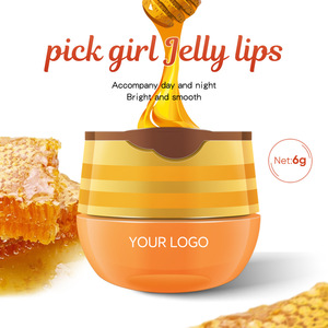 Crema Labbra alla <span class=keywords><strong>Fragola</strong></span> Personalizzata, Riduce le Rughe Labiali, Balsamo Labbra al Miele Senza Logo, Maschera Labbra Notturna - Product Image 5