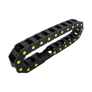 HLTNC R55 25mm X 38mm Tamaño interno Cable de plástico negro Portador de alambre Cadena de arrastre 1M de longitud para CNC - Product Image 5