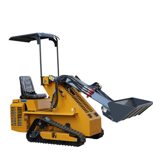 Skidsteer Loader Manufacturer High Quality 1ton Loader Forestry Crawler Skid Steer Loaders - Product Image 4