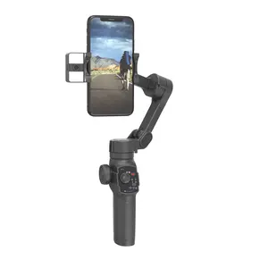 optionale KI-Überwachungsform Gimbal-Stabilisator für iPhone / Android-Handys mit Erweiterungsstange für Gimbal-Griff-Fokussierung