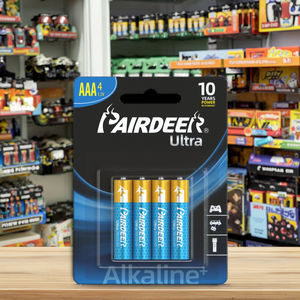 PAIRDEER 생체 분해성 부품 포함 1.5V LR03 AAA 울트라 디지털 1.5v Aaa Am4 Lr03 주 배터리 알카라인 배터리 - Product Image 1