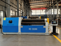 Machine à cintrer les plaques en acier au carbone à 4 rouleaux, machine à rouler les plaques de 10 mm pour la fabrication métallique