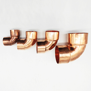 Bán kính ngắn đồng 90 độ khuỷu tay áp lực đồng phù hợp với mồ hôi hàn kết nối cho dân cư thương mại hệ thống ống nước - Product Image 5