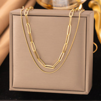 Collier tendance en acier inoxydable inaltérable avec pendentif cœur pour femme - Vente flash