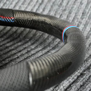 Volant sport en cuir et fibre de carbone pour BMW Série 5/<span class=keywords><strong>7</strong></span> 2010-2016 F10/F18 GT 525/530, sur mesure pour <span class=keywords><strong>Gran</strong></span> <span class=keywords><strong>Turismo</strong></span> - Product Image 4