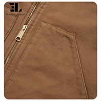 LARSUR Gilet de travail en toile personnalisé de canard lourd pour hommes Gilet cargo à doublure matelassée Gilet court sans manches Veste Streetwear Hiver