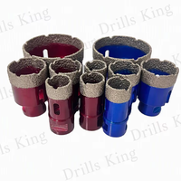 Foret diamanté brasé sous vide M14 5/8-11 pour marbre, granit, porcelaine et carrelage céramique