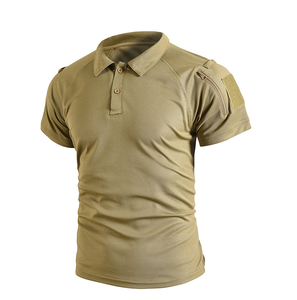 เสื้อโปโลแขนสั้น DF628 โพลีเอสเตอร์ แห้งเร็ว ปกคอปกธรรมดา คุณภาพสูง ปี 2023 เสื้อโปโลผู้ชายสำหรับกิจกรรมกลางแจ้ง - Product Image 4