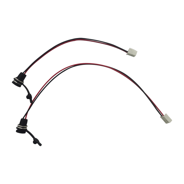 DC5.5X2.1 Female IEC Waterproof Power Cable VH3.96 2 Pin Cap PVC Jacket Extension Cord for Automotive LED Waterproof Application