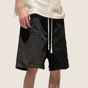 Pantalones Cortos Cargo Casuales de Lona Sólida para Hombre, Transpirables, de Secado Rápido, de 5 Pulgadas, para Adolescentes, Primavera, Verano, Otoño - Product Image 6