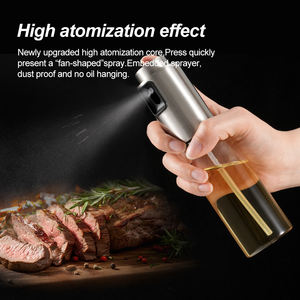 Hot Seller High Quality 130ml <strong>Cooking</strong> Olive <strong>Oil</strong> <strong>Spray</strong> Airless High Borosilicate Glass Bottle 304 Stainless Steel for <strong>Oil</strong> Sprayer - Product Image 5