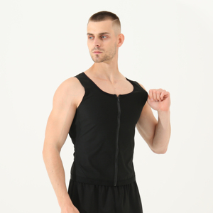 Gilet da <span class=keywords><strong>Sauna</strong></span> da <span class=keywords><strong>palestra</strong></span> in Spandex personalizzato per uomo nuova tuta per la perdita di peso - Product Image 2