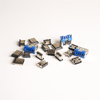 Personalizado macho hembra Micro tipo 2,0 3,0 Usb Pin conector cobre conectado PCB Vertical Smt Mini conector